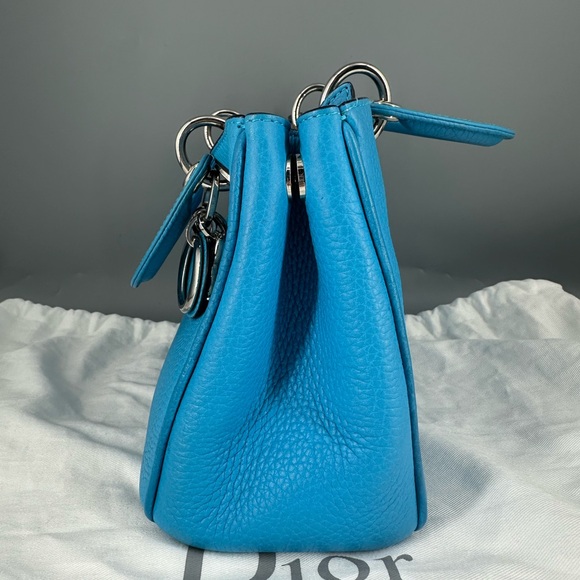 Dior Blue Leather Handbag - Picture 4 of 14